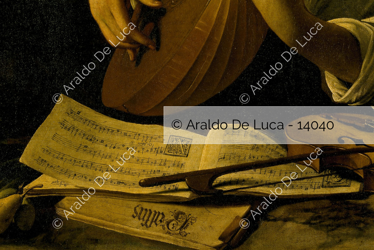 Suonatore di liuto, particolare 14040