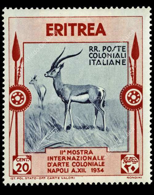 Sello de correos de Eritrea
