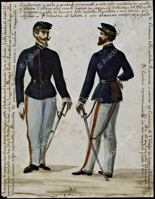 Models of postal uniforms