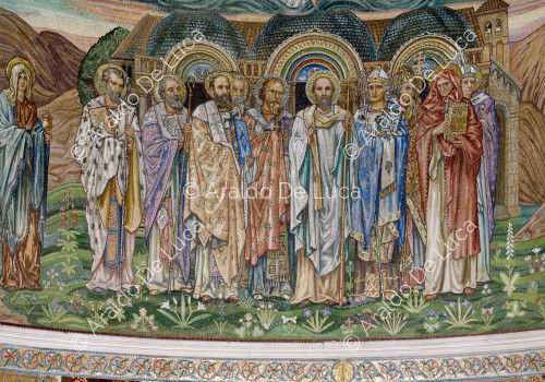 Dottori della Chiesa - particolare del mosaico absidale