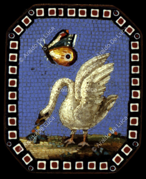 Mosaico con cigno