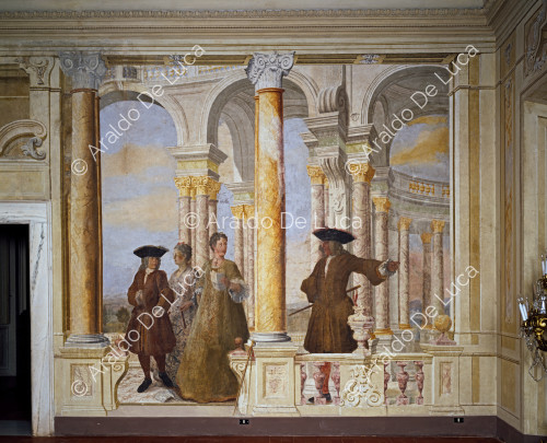Mitglieder der Familie Falconieri, Detail