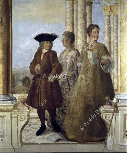 Members of the Falconieri family, detail