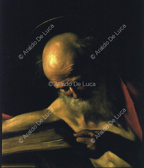 Saint Jerome Writing, detail
