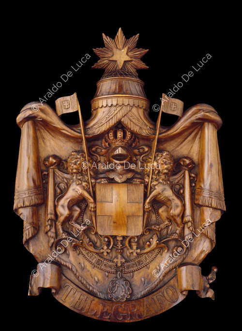 Coat of arms with Savoy shield
