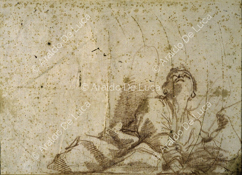 Study for reclining angel