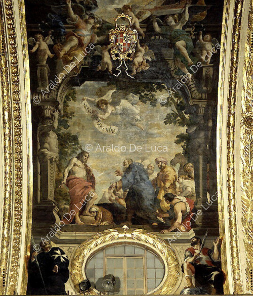 Scene della vita di San Giovanni Battista. Predica del Battista