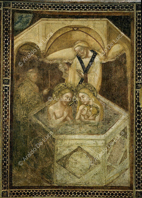 Die Taufe des Heiligen Eustachius und seiner Familie