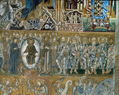 Last Judgement with Christ in the almond