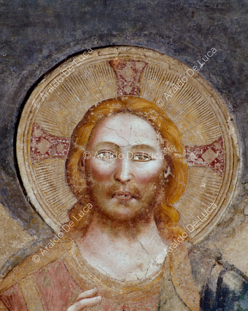 Christ Enthroned - Deesis. Detail