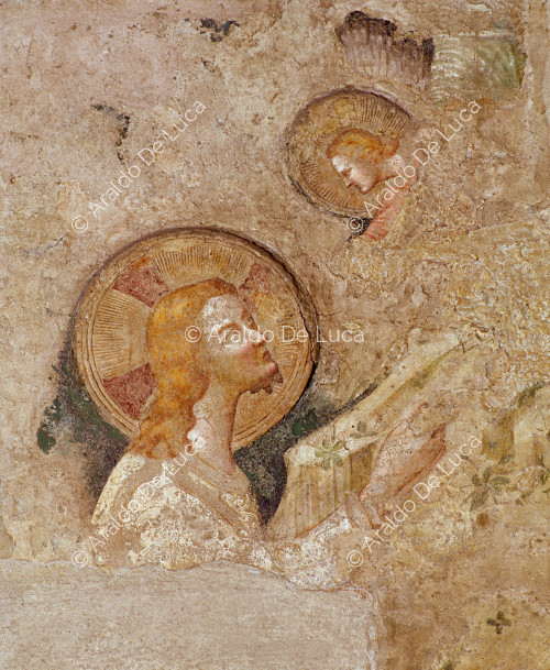 Cristo en el Monte de los Olivos. Detalle de Cristo