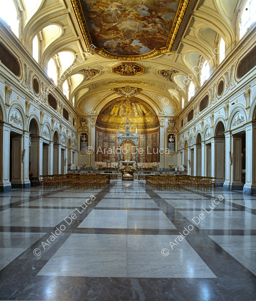 Iglesia de Santa Cecilia en Trastevere. Interior