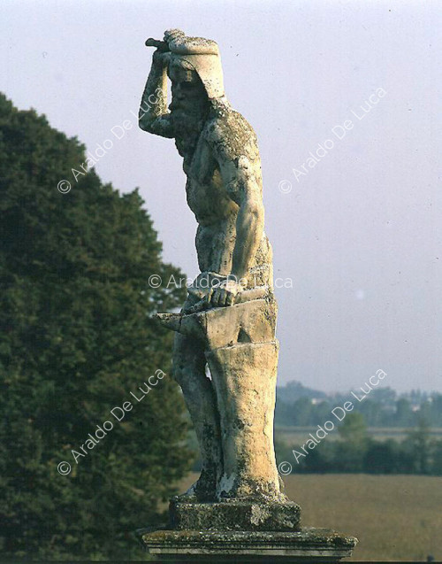 Villa Barbaro. Statue of Vulcan