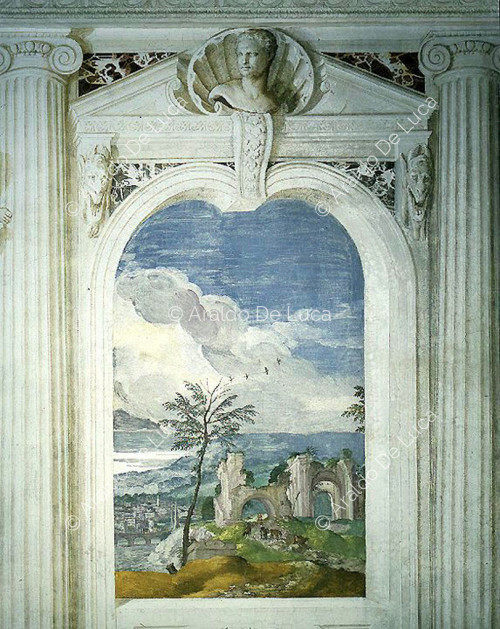 Window with landscape