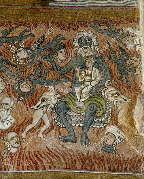 Last Judgement. Inferno: Lucifer with the Antichrist in his womb