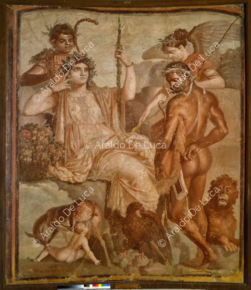 Heracles y Teléforos en Arcadia