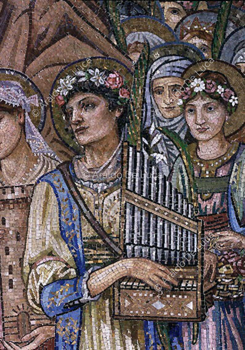 The holy virgins. Saint Cecilia