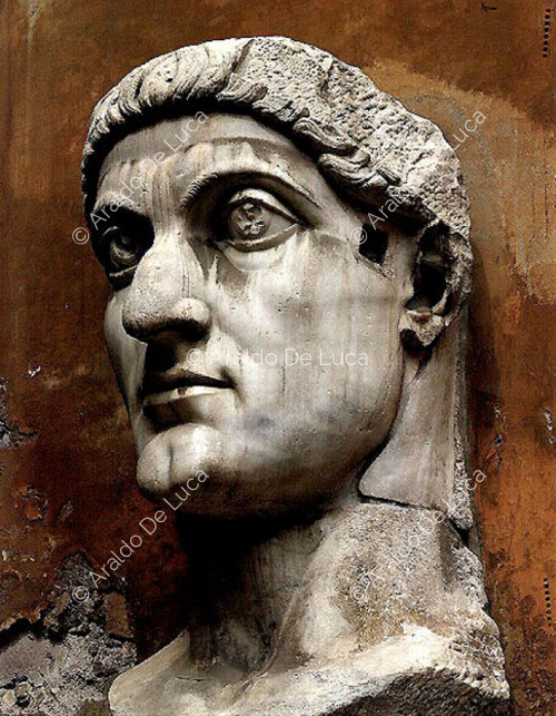 Head of the colossal statue of Constantine