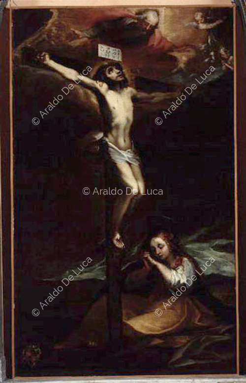 La crucifixion. Saint Hadrien et les onze martyrs