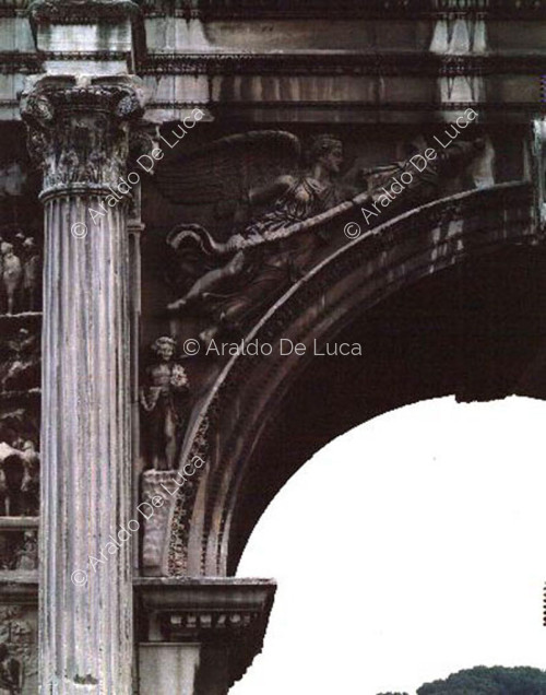 Arch of Septimius Severus, winged victory