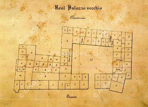 Plan des echten Palazzo al Boschetto