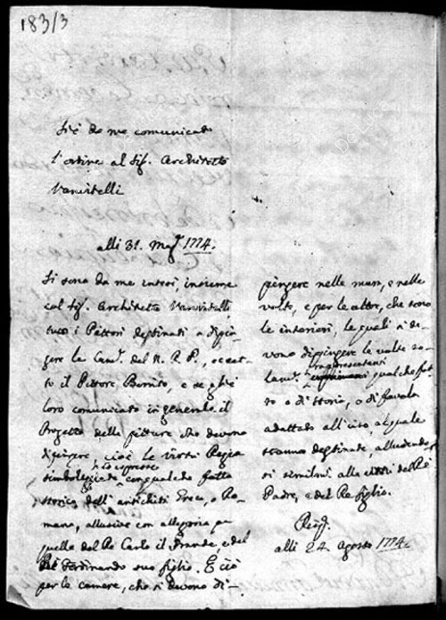 Manuskript vom 24. August 1774