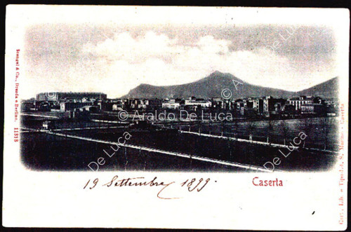 Vue de Caserta le 19 septembre 1899