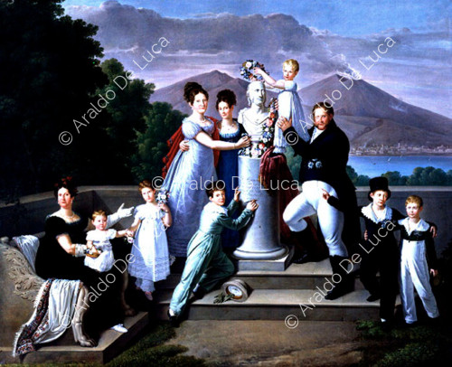 Die königliche Familie von Franz I.