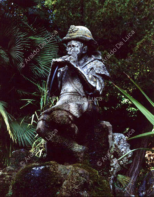 Statue de Pan dans le jardin anglais