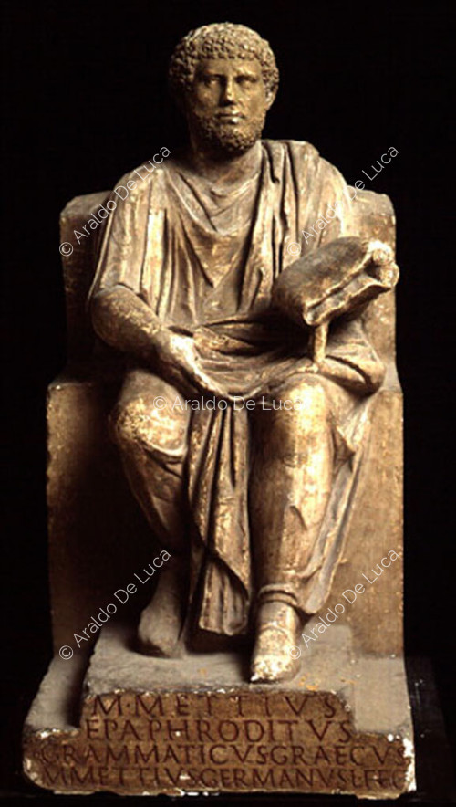 Estatua del gramático Marco Metcio Epafrodito