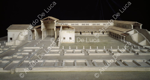 Reconstruction de l'hôpital de Castra Vetera