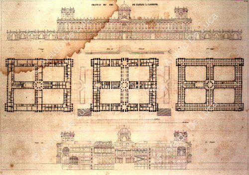 Tabelle des Schlosses des Königs von Neapel