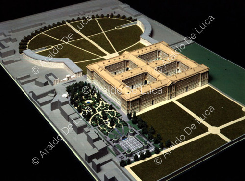 Modell des Königspalastes von Caserta