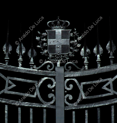 Gate with coat of arms