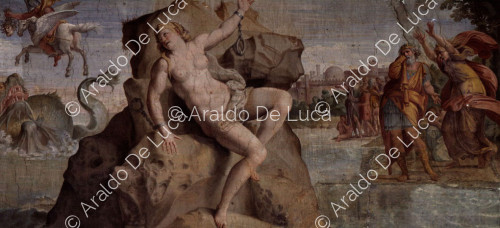 Galerie Carracci. Wandfresko mit Perseus und Andromeda