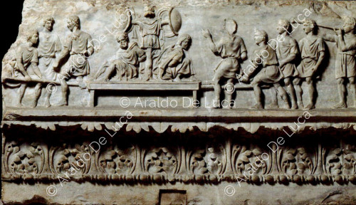 Friso: procesión del templo de Apolo Sosiano