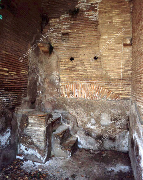 Vue intérieure des fouilles d'Ostia Antica