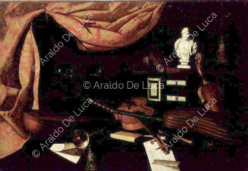 Still life with musical instruments