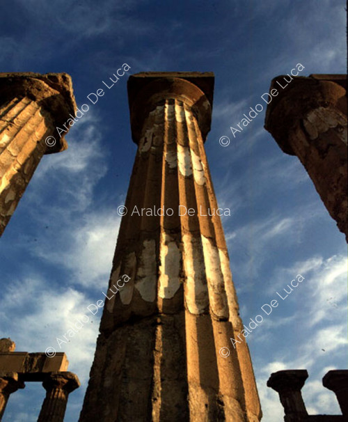 A temple column