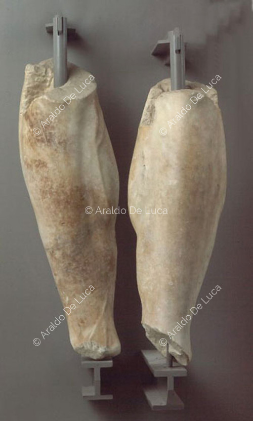 Gambe di G. Della Porta per la statua dell' Ercole Farnese