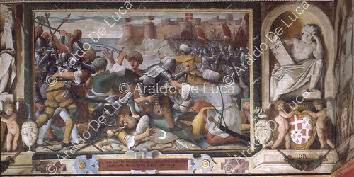 Storie dei Cavalieri dell'Ordine di Malta. Battaglia del Gran Maestro Folco di Villaret 1309