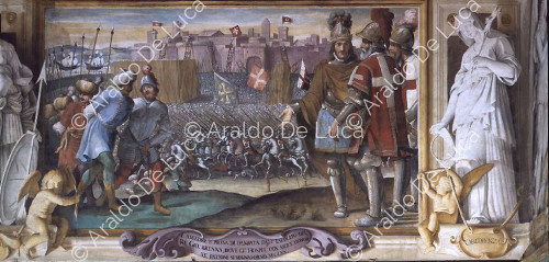 Historias de los Caballeros de la Orden de Malta. Asedio y captura de Damiata por el ejército del rey Juan Brenna en 1220.