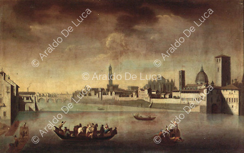 Vista de Florencia y del Arno