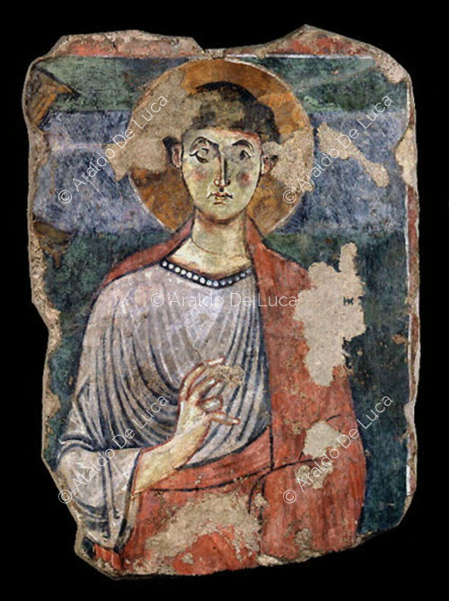 Fresque représentant Saint Jean l'Évangéliste