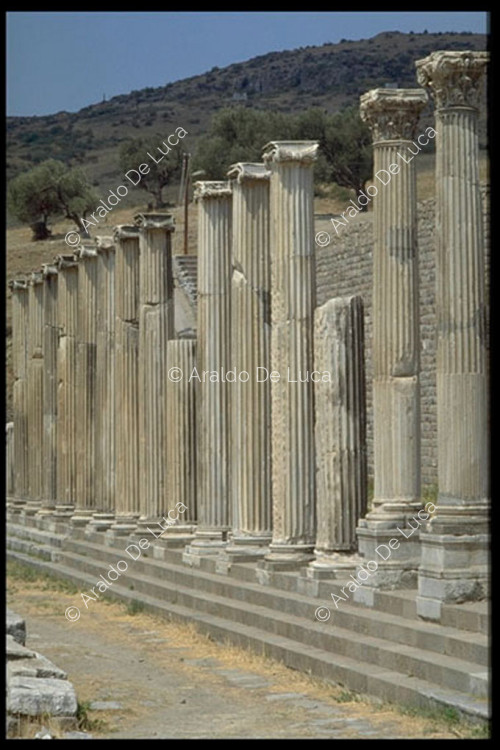Templo, Pergamo. Turquia