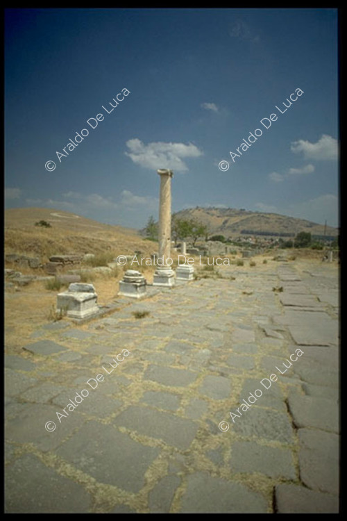 Area arqueologica, Pergamo. Turquia