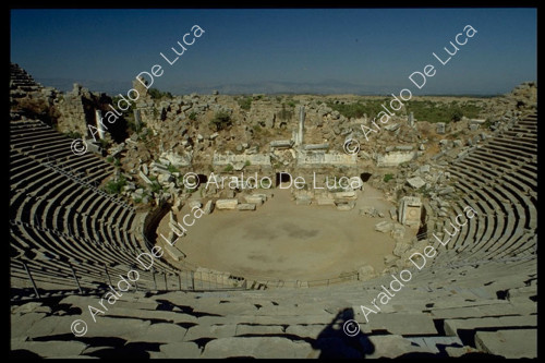 Veduta del teatro romano