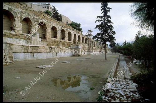 Vue de l'Agora romaine