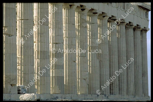 External peristasis of the Parthenon