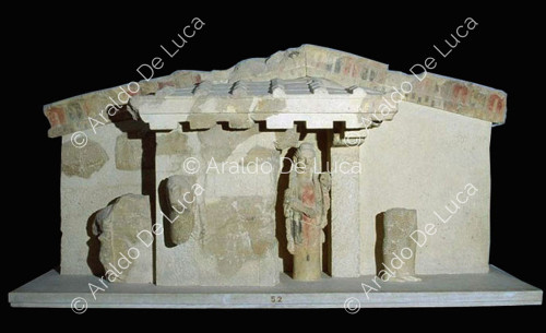 Modell eines Tempels